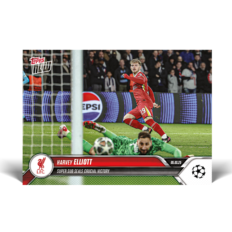 Harvey Elliott - 2024-25 UCL Topps NOW® Card 119