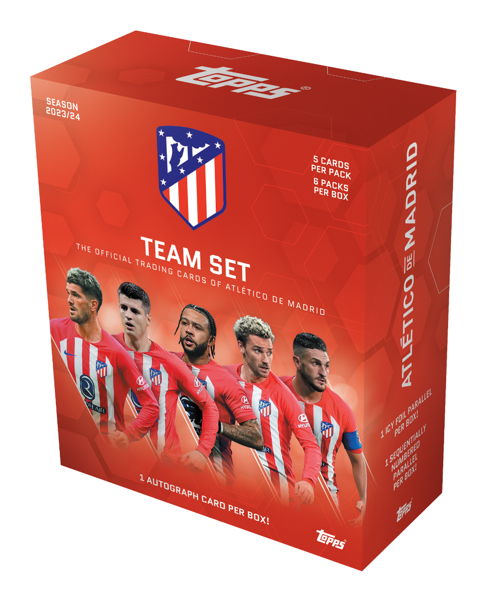 TOPPS ATLETICO DE MADRID OFFICIAL TEAM SET 23/24 SEALED