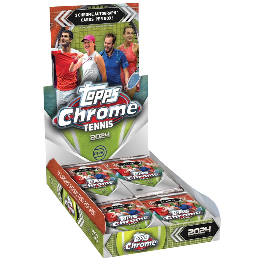 2024 Topps Chrome® Tennis - Hobby Box Sealed