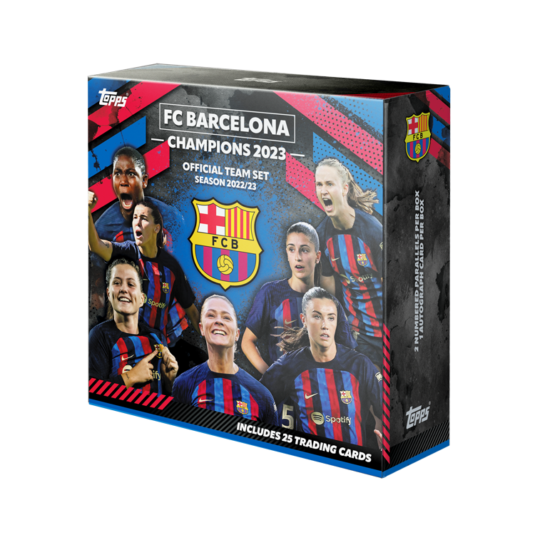 topps barcelona 未開封box 2024-25 Topps Barcelona Team Set Box Soccer Star Cards