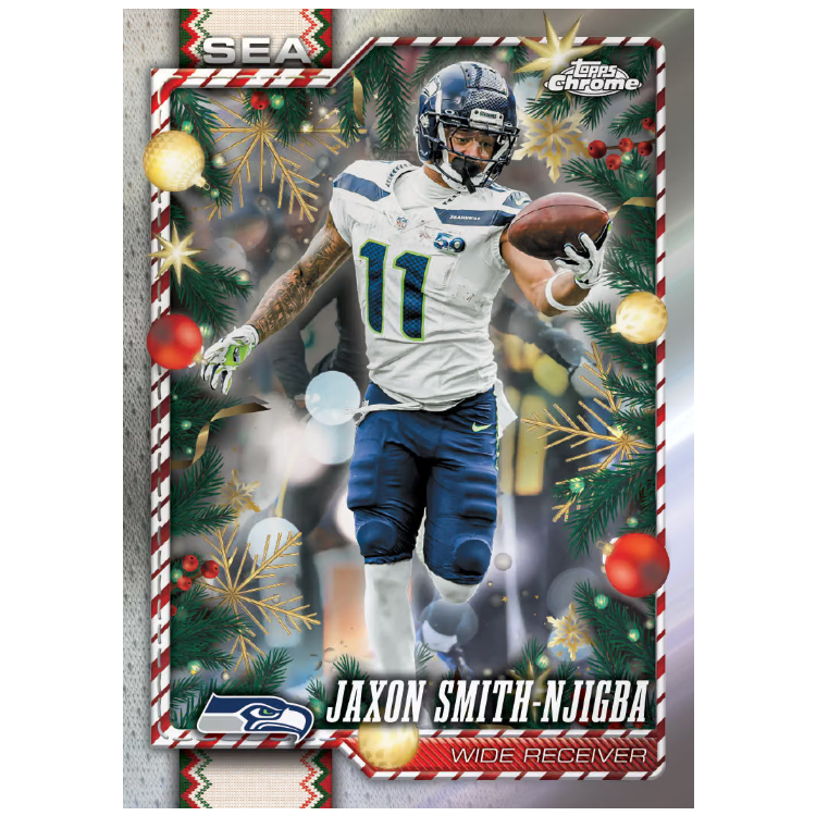 2026 Topps Holiday Football - Mega Box Sealed