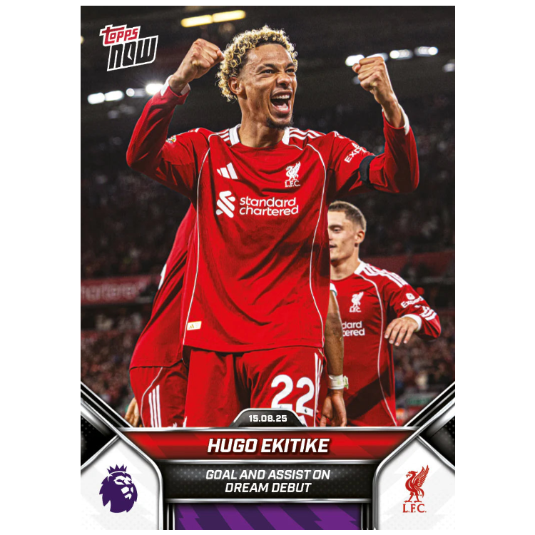 Hugo Ekitike - 2025-26 Premier League Topps NOW® - Card 4