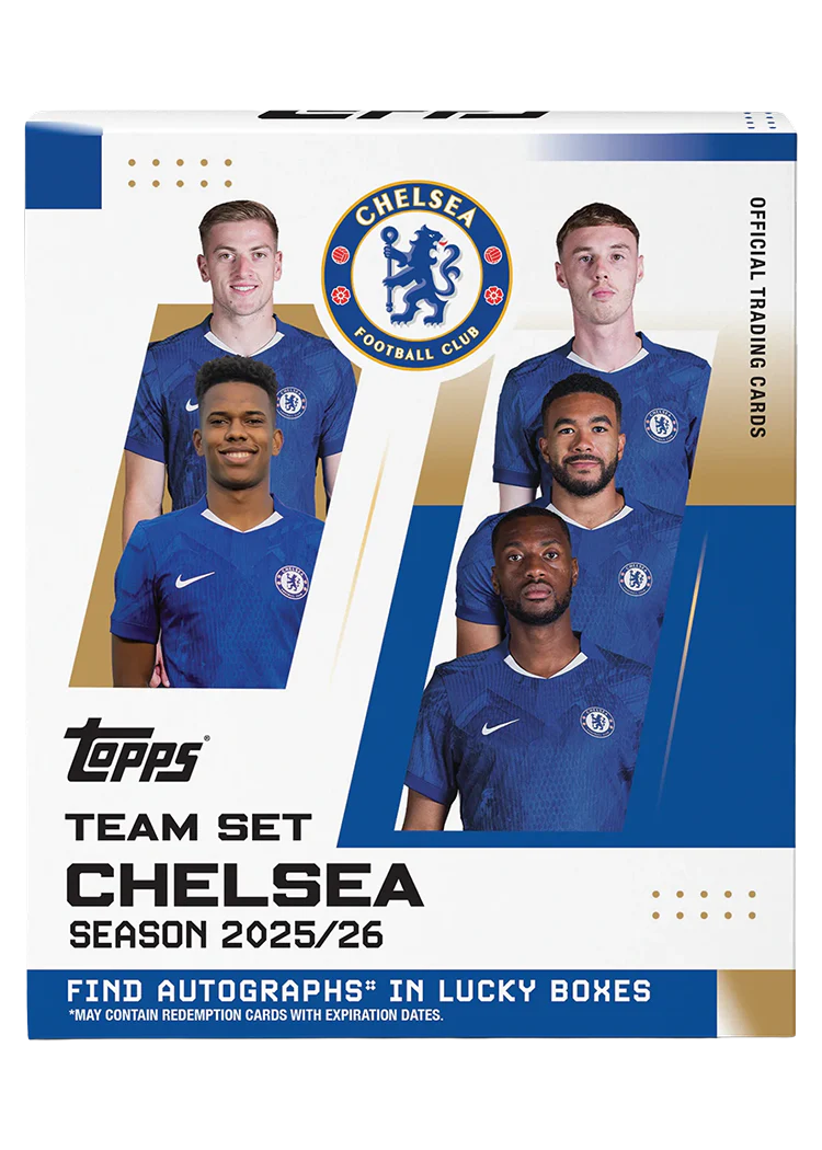 Topps® Chelsea 2025-26 Team Set (Sealed Case of 20)