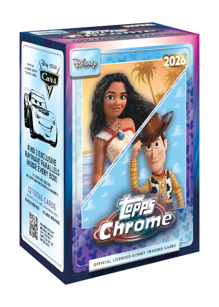 2026 Topps Chrome Disney Value Box Sealed