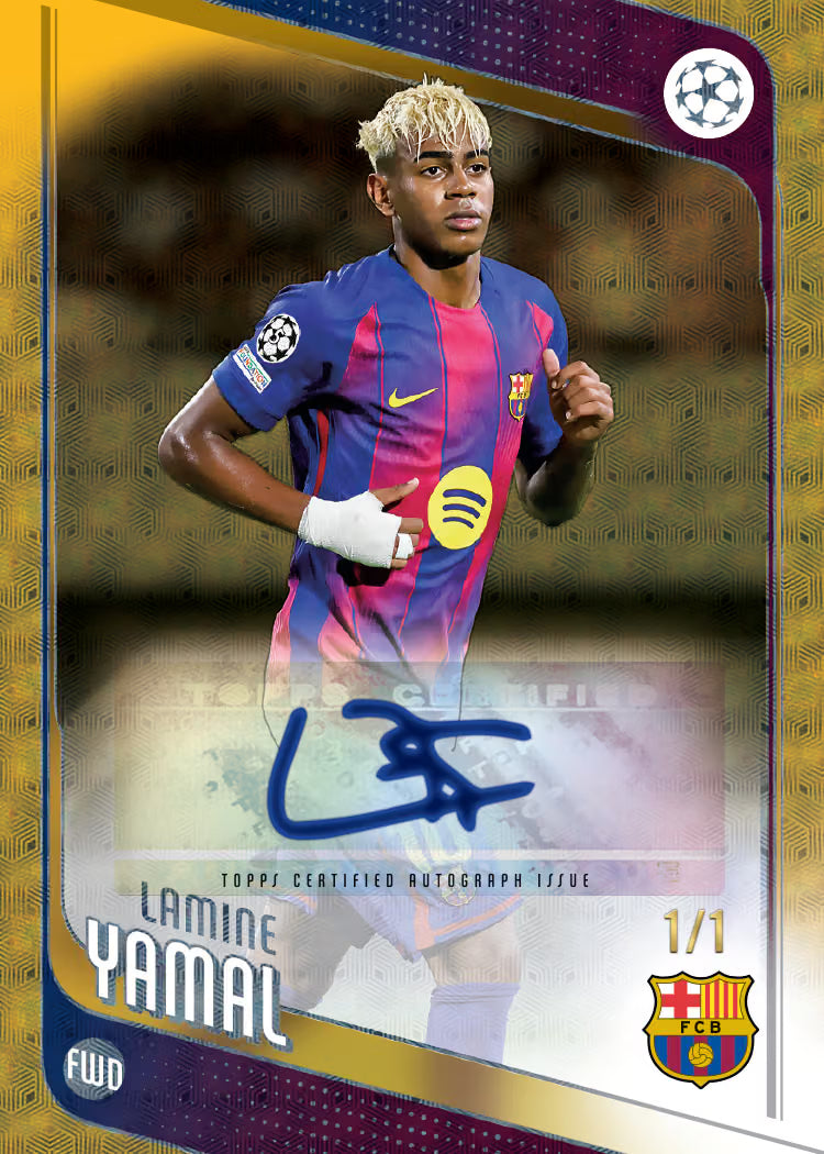 Topps UEFA Club Competitions Flagship 2025/26 Spring Tin Sealed