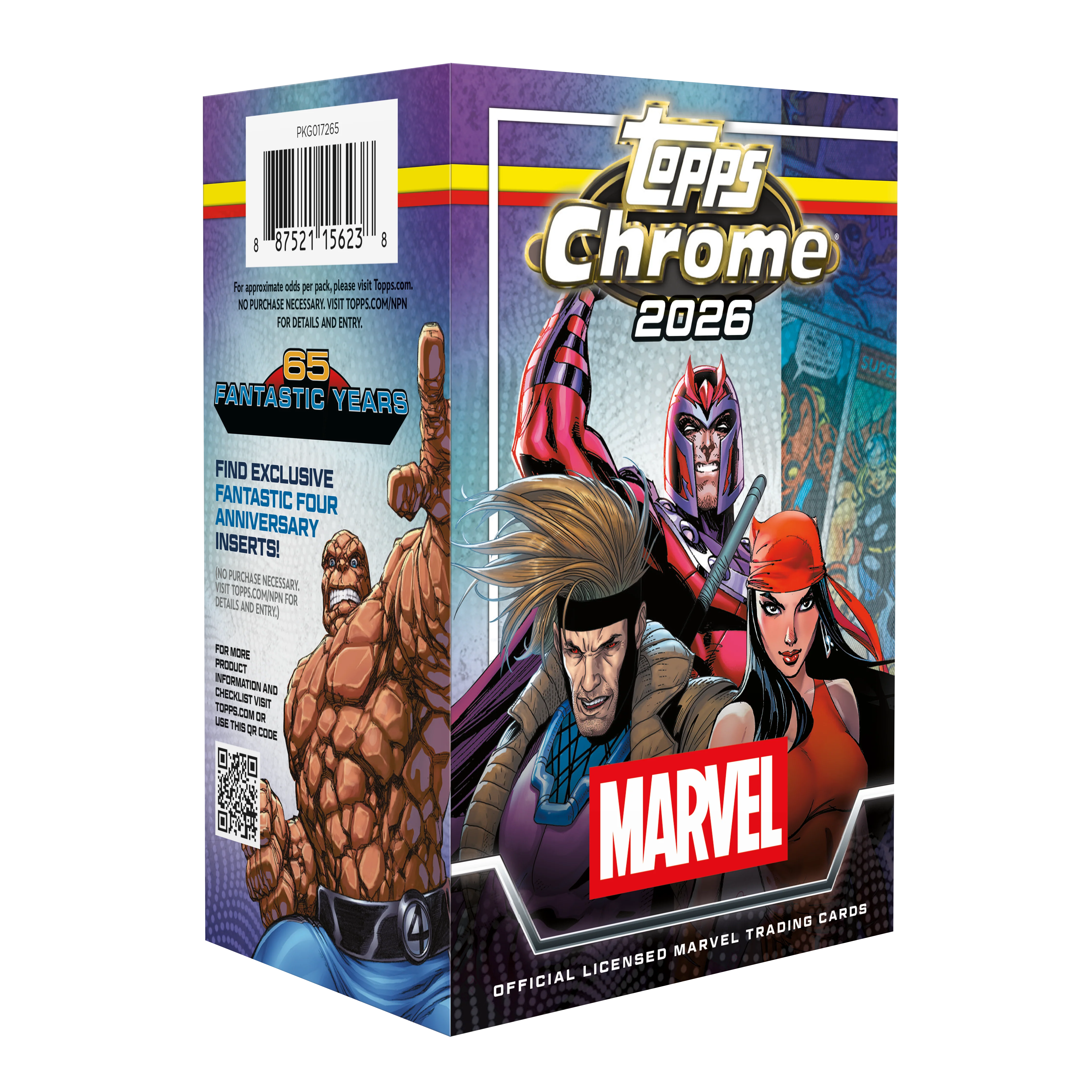 2026 Topps Chrome® Marvel Comics - Value Box Sealed
