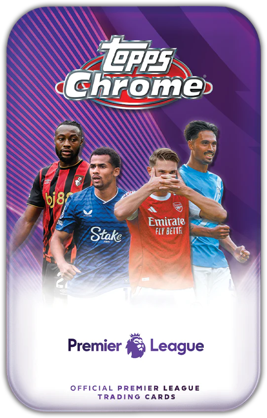 2026 Topps Chrome® Premier League - Tin Sealed