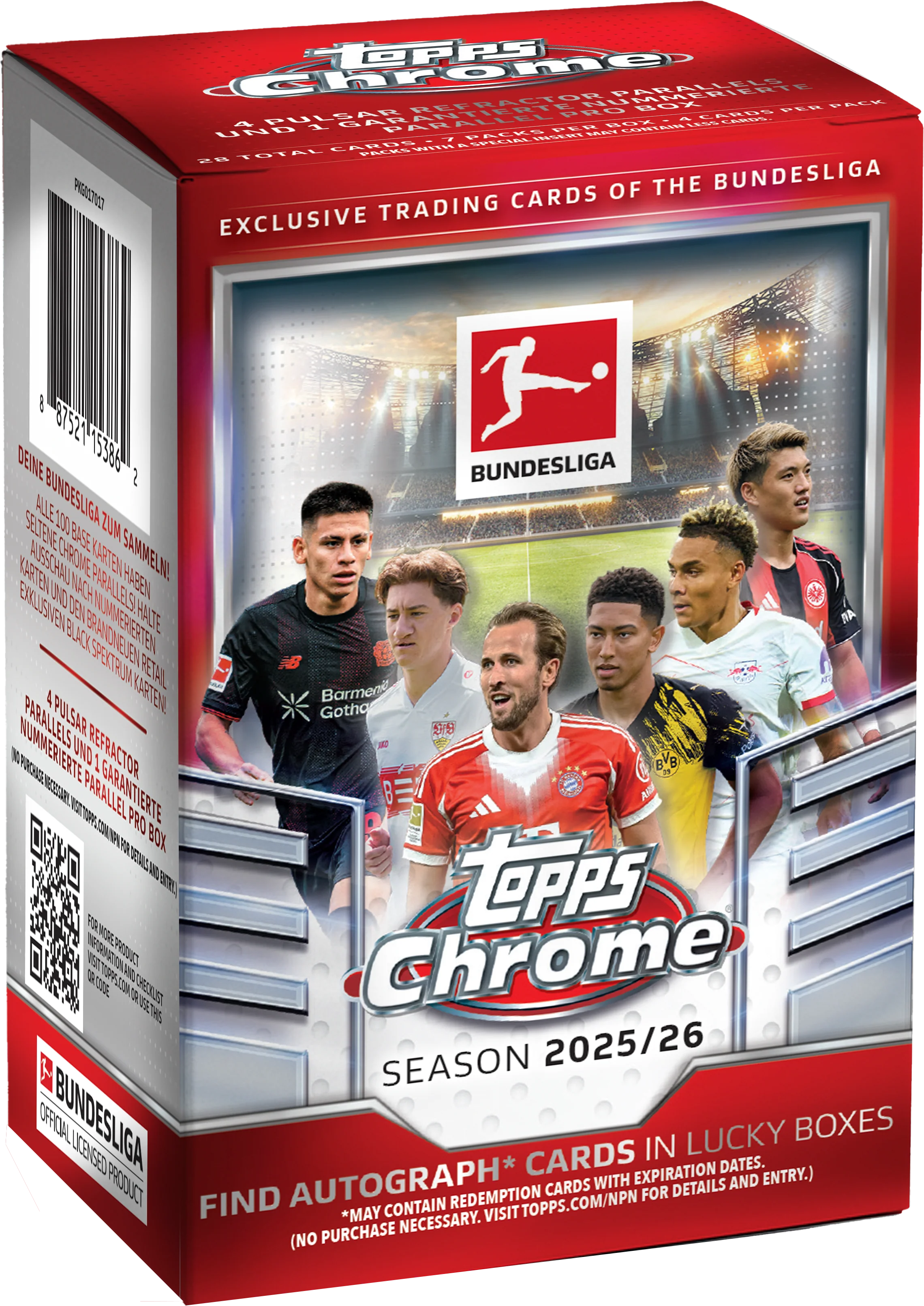 Topps Chrome® Bundesliga 2025/26 - Value Box Sealed