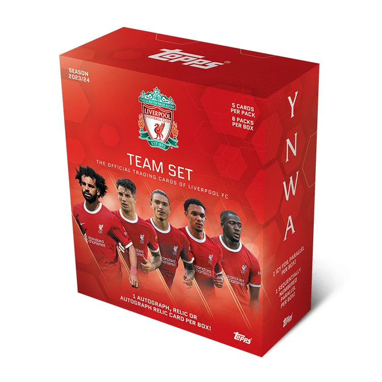 2023-24 Topps Soccer Liverpool FC Team Set Box (Sealed)