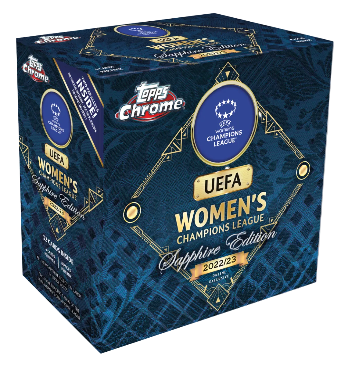 TOPPS WOMENS CHROME SAPPHIRE 22/23 10 BOX PYT/PYP #28