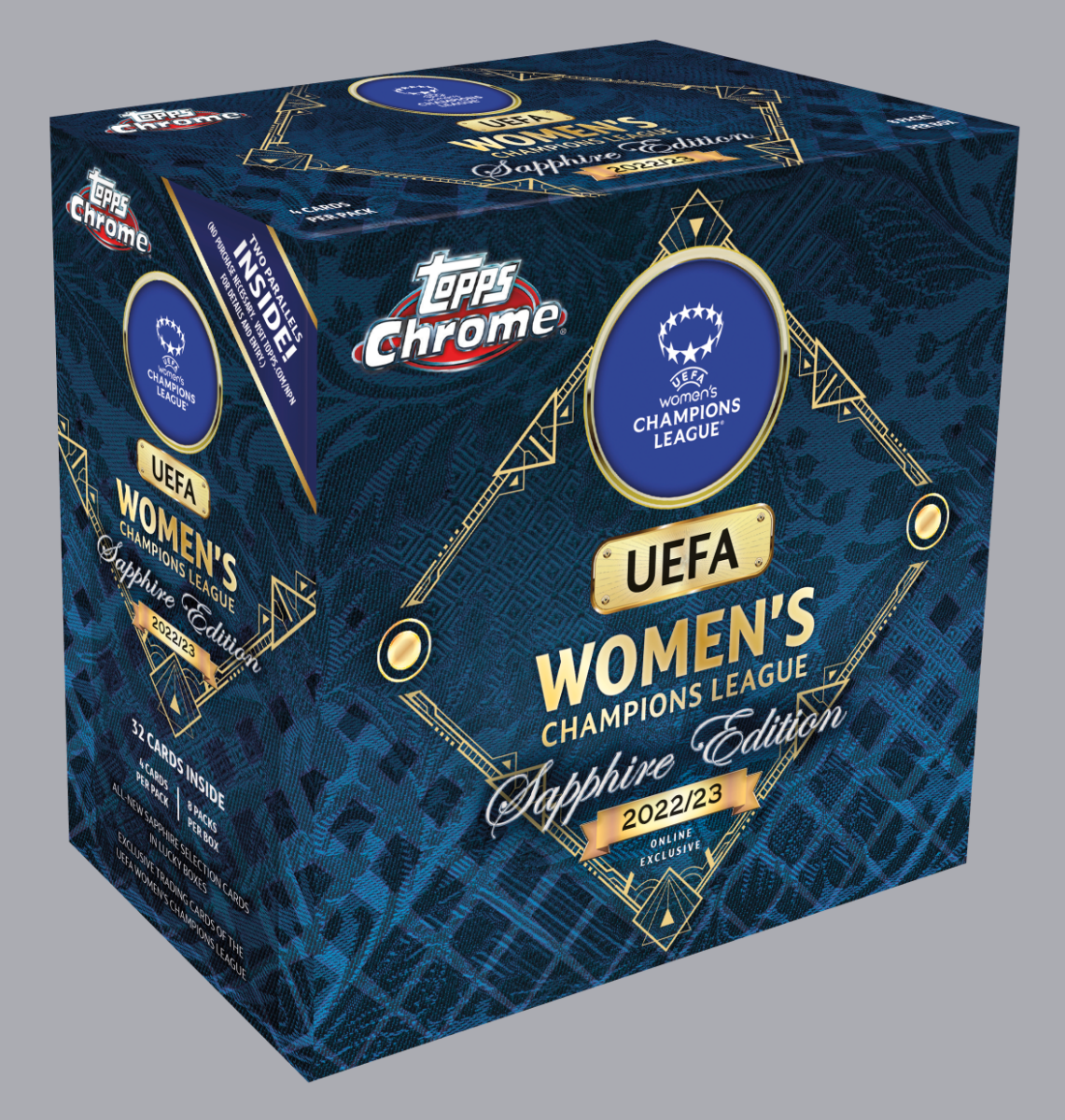 TOPPS WOMENS CHROME SAPPHIRE 22/23 10 BOX PYT/PYP #21