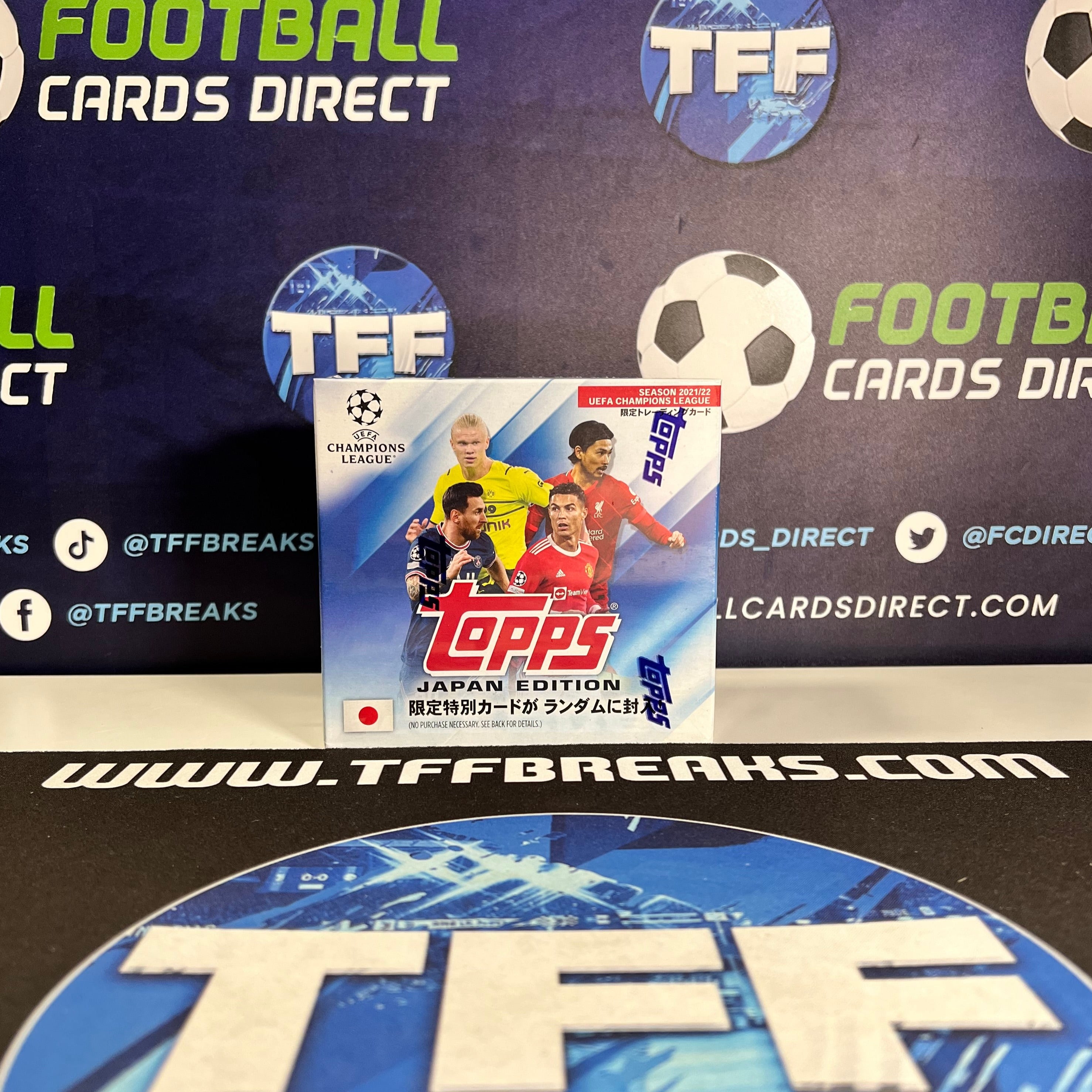 Topps UCL Japan 21/22 Sealed Box