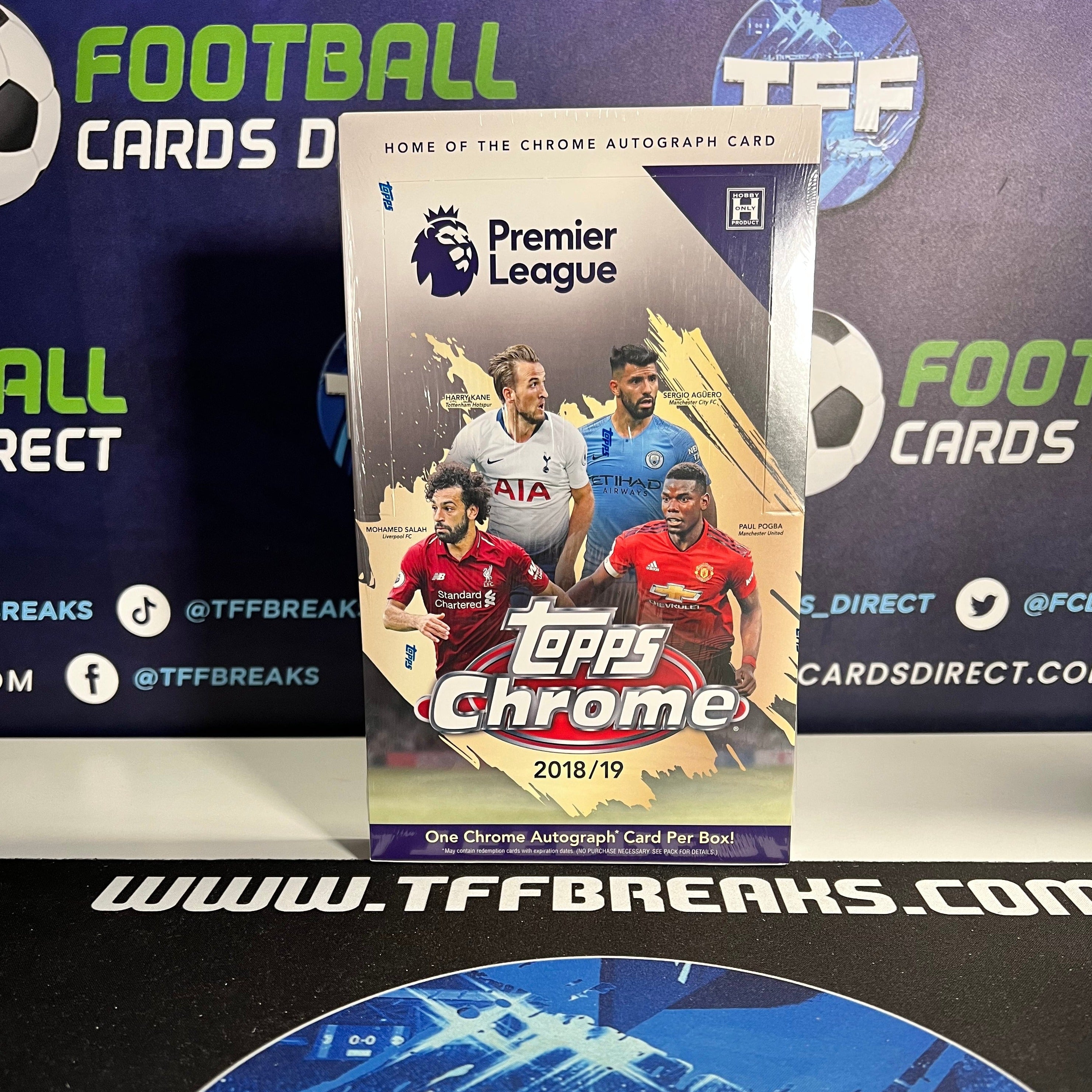 Topps Premier League Chrome 2018/19 Sealed Hobby Box Sealed