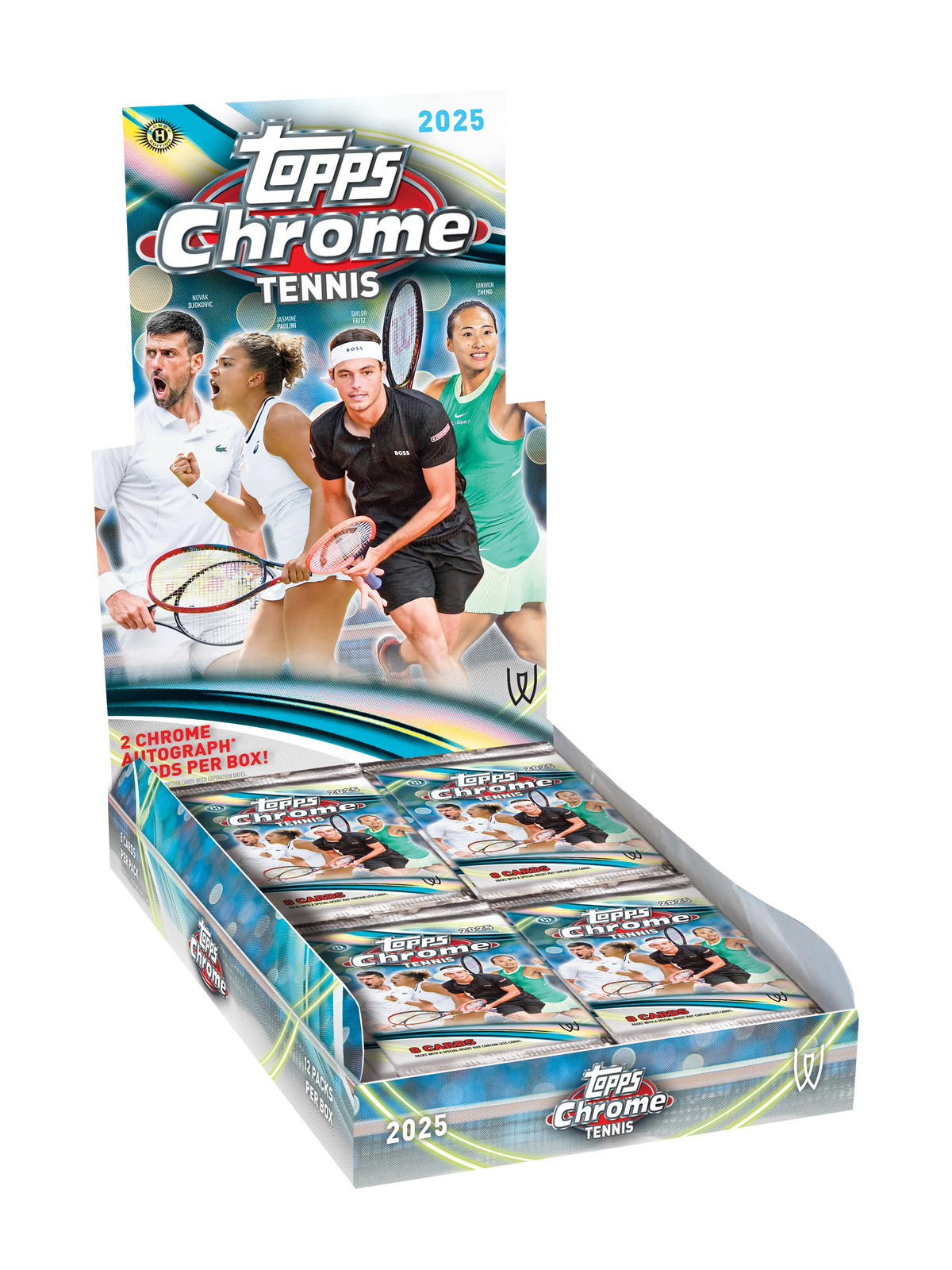 2025 Topps Chrome® Tennis - Hobby Box Sealed