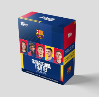 TOPPS FC BARCELONA TEAM SET 24/25 20 BOX PYT/PYP CASE BREAK #11