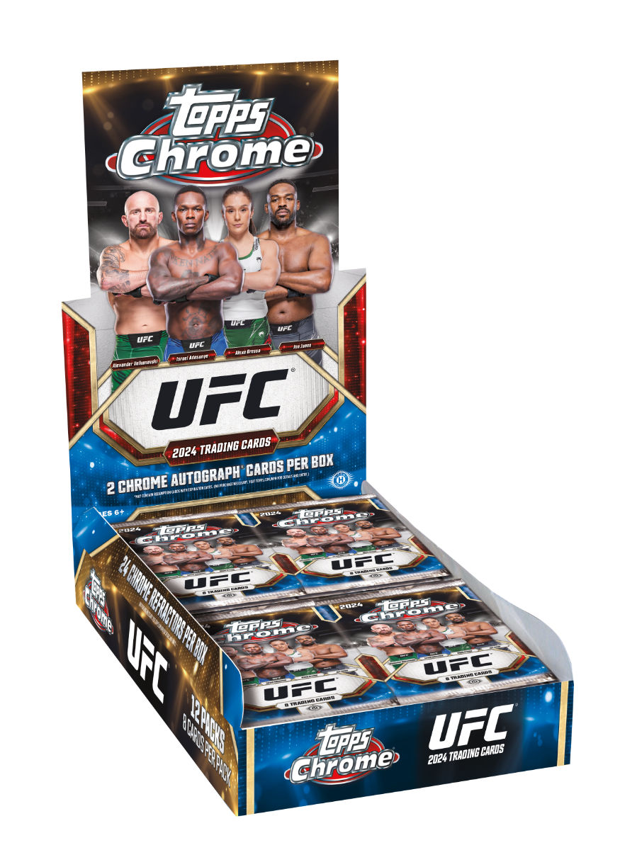 TOPPS UFC CHROME 2024 HOBBY BOX SEALED