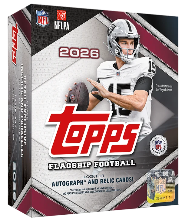 2026 Topps Flagship Football - Mega Box Sealed