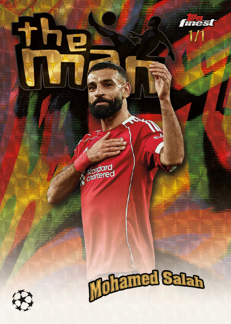 Topps® Finest UEFA Club Competitions 2025/26 40 Box 5 Case PYT/PYP #1