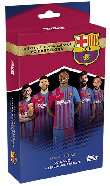 2021-22 Topps Barcelona Team Set Sealed