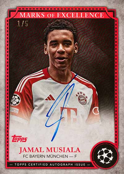 2024-25 Topps Chrome® UEFA Club Competitions 8 Jumbo Box Case PYT/PYP #1