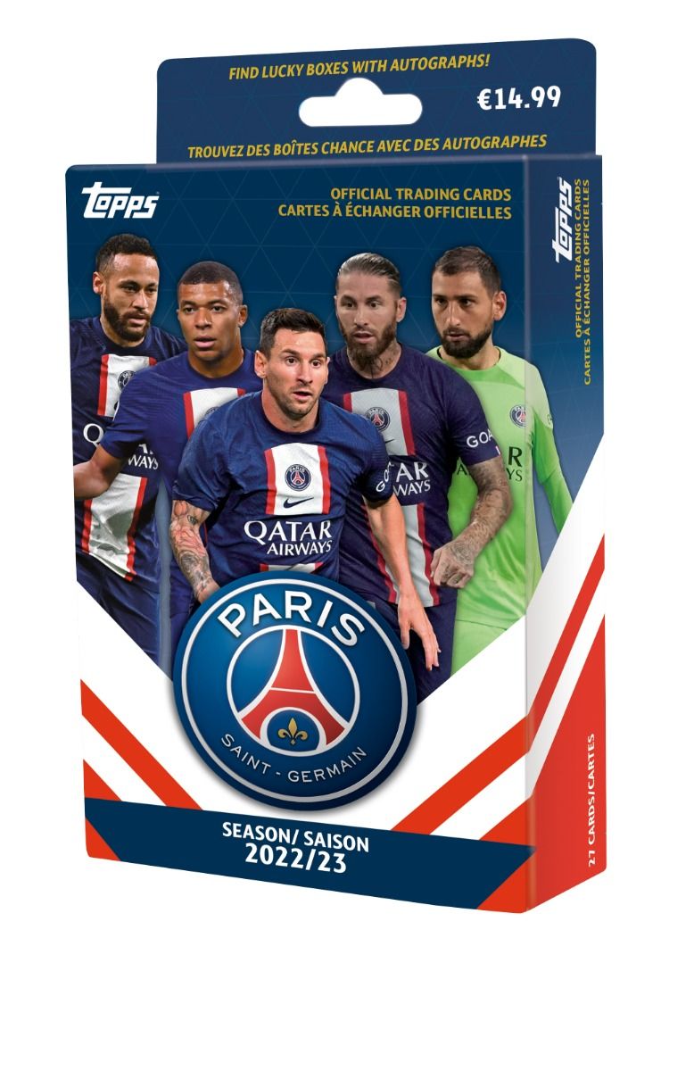 TOPPS PSG OFFICIAL FAN SET SEALED