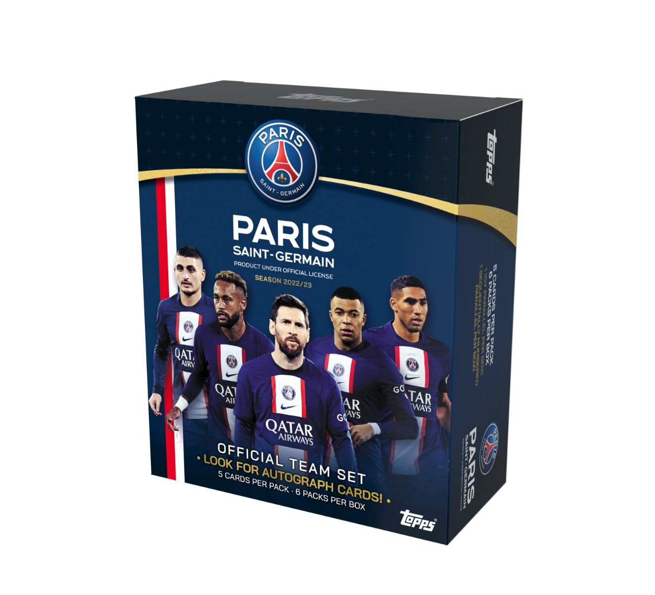 TOPPS PARIS SAINT-GERMAIN TEAM SET 2023 SEALED