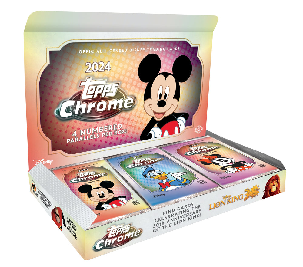 TOPPS DISNEY CHROME 2024 HOBBY BOX SEALED