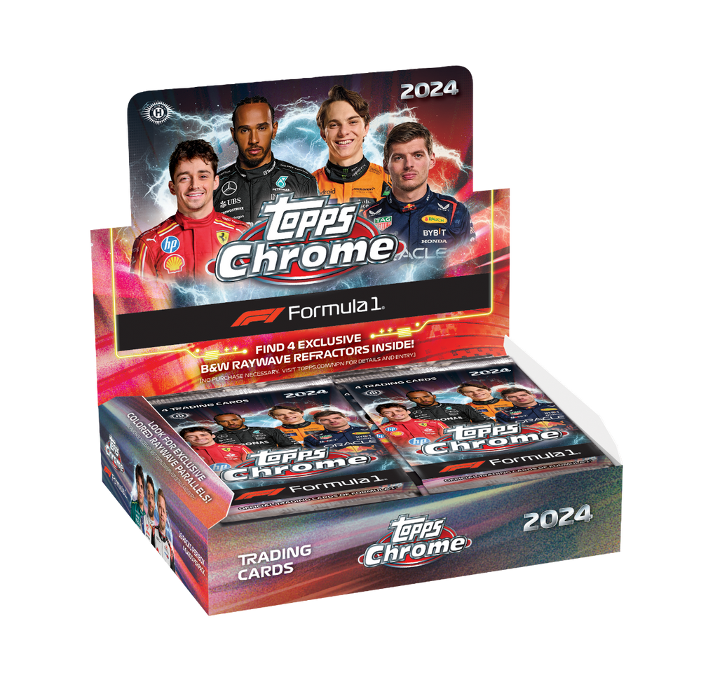 TOPPS CHROME FORMULA 1 2024 QUALIFYING LAP BOX SEALED