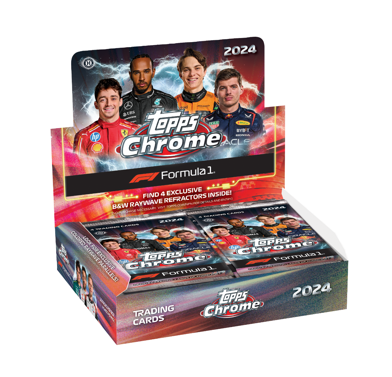 TOPPS CHROME FORMULA 1 2024 QUALIFYING LAP BOX SEALED