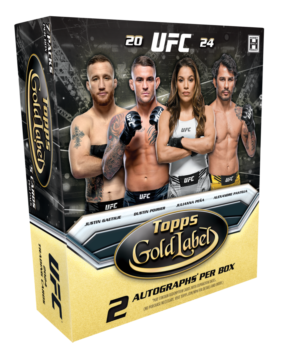 TOPPS GOLD LABEL UFC 2024 HOBBY BOX SEALED