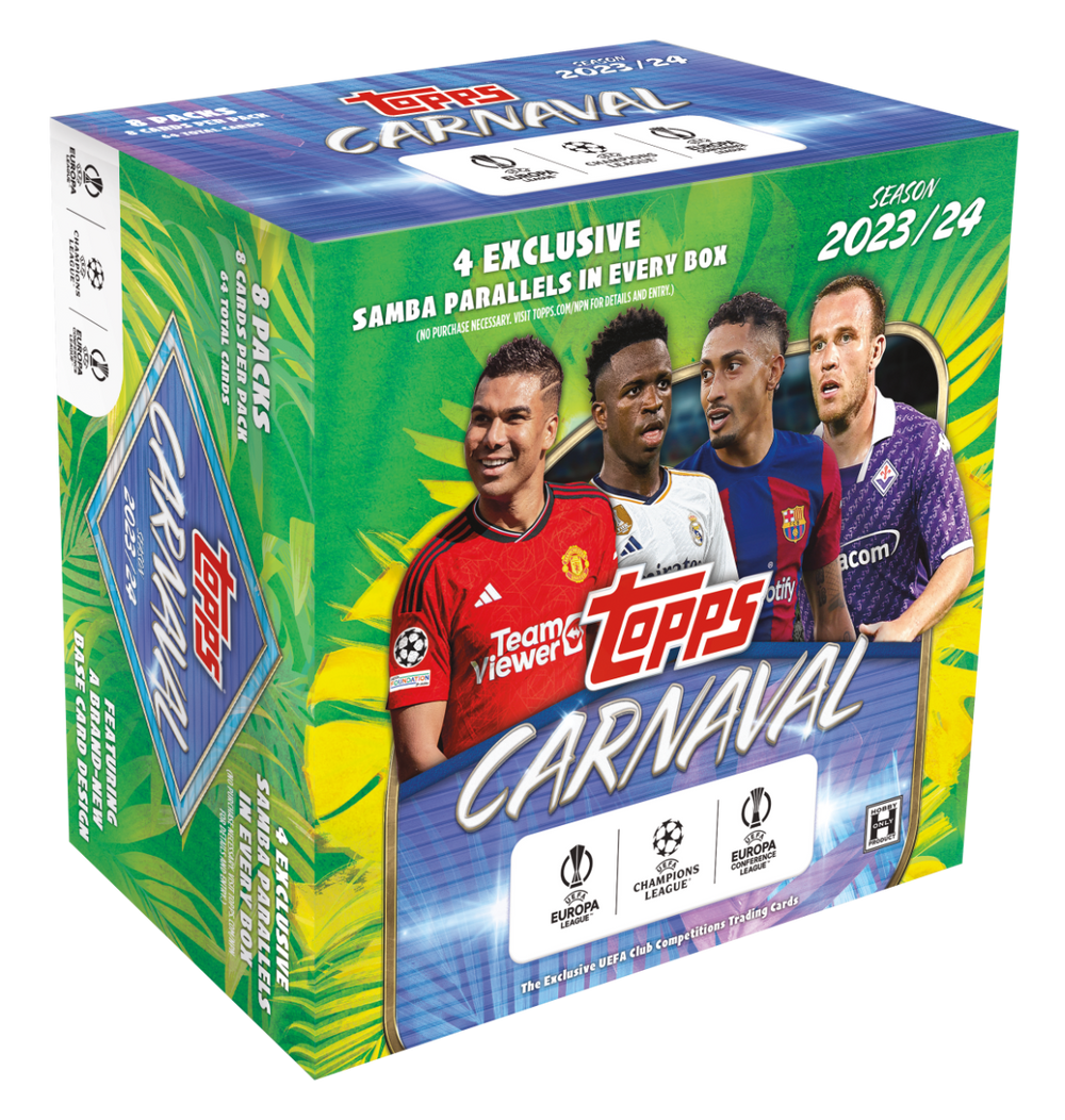 TOPPS UEFA CLUB COMPETITIONS CARNAVAL 23/24 HOBBY BOX SEALED