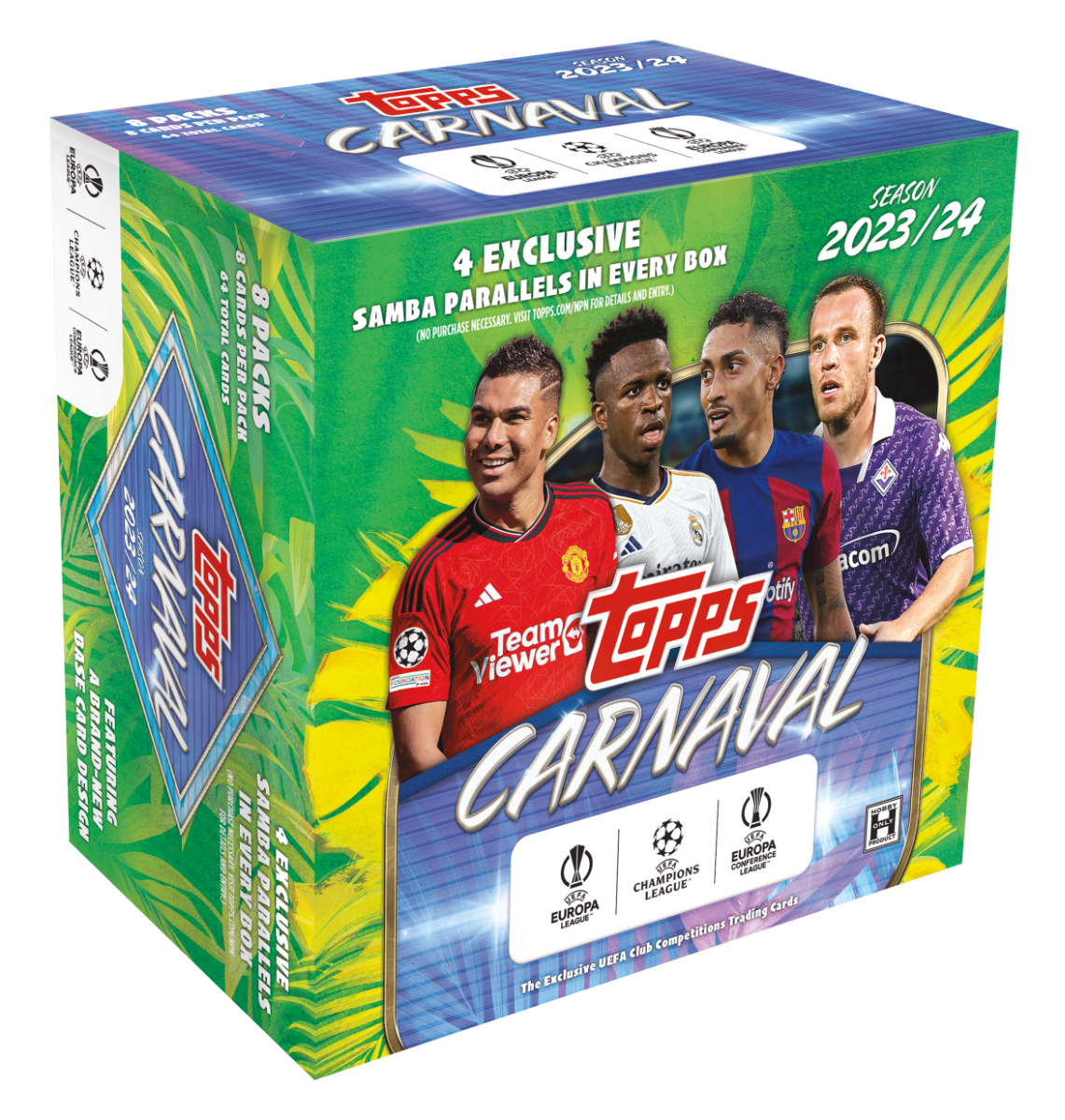 TOPPS UEFA CLUB COMPETITIONS CARNAVAL 23/24 HOBBY BOX SEALED