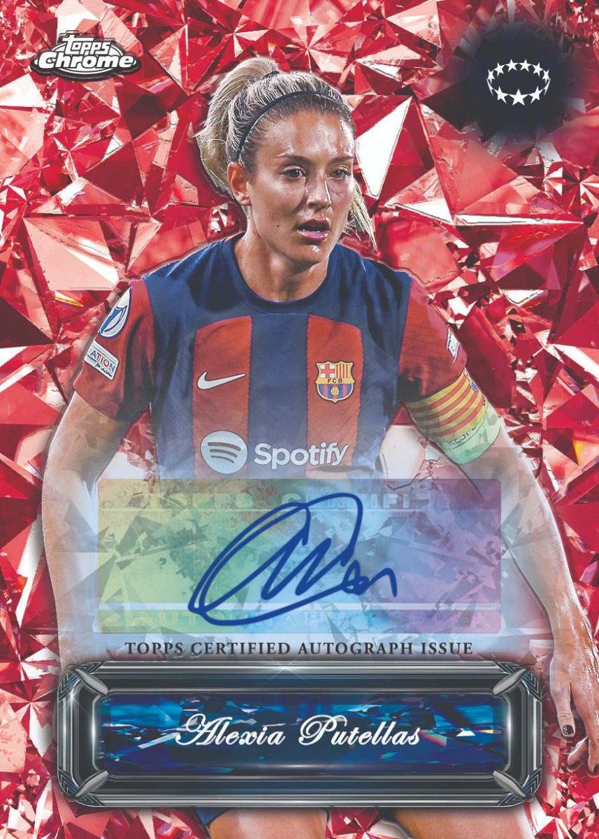 TOPPS WOMENS CHROME UEFA CHAMPIONS LEAGUE SAPPHIRE 23/24 30 BOX 3 CASE PYT/PYP #21