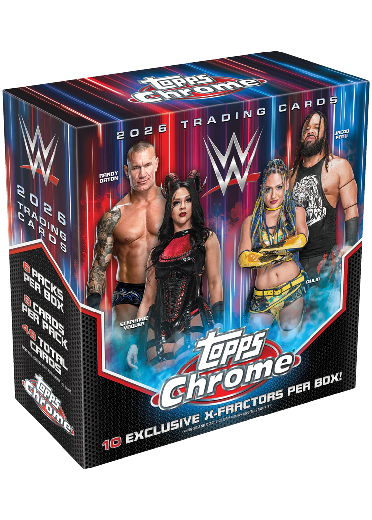 2026 Topps Chrome® WWE - Mega Box Sealed