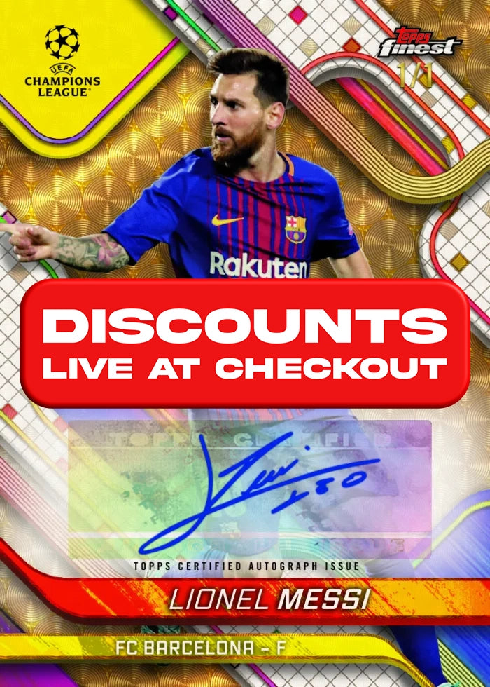 2024-25 Topps Finest UEFA Club Competitions Chrome 40 Box 5 Case PYT/PYP #7