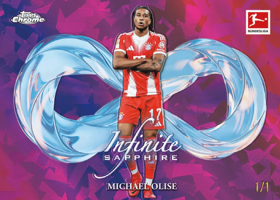 2026 Topps Chrome Bundesliga Sapphire 10 Box Case PYT/PYP #1