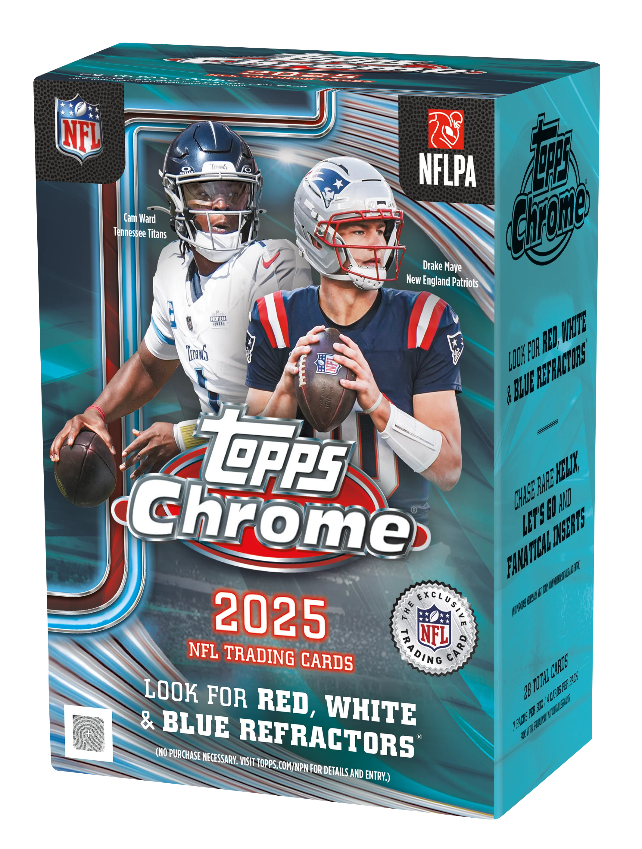 2025 Topps Chrome® Football - Value Box Sealed