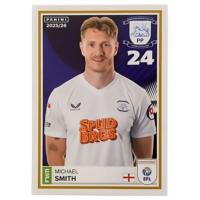 Panini EFL 2025/26 Sticker Collection Box (36 Packs) Sealed