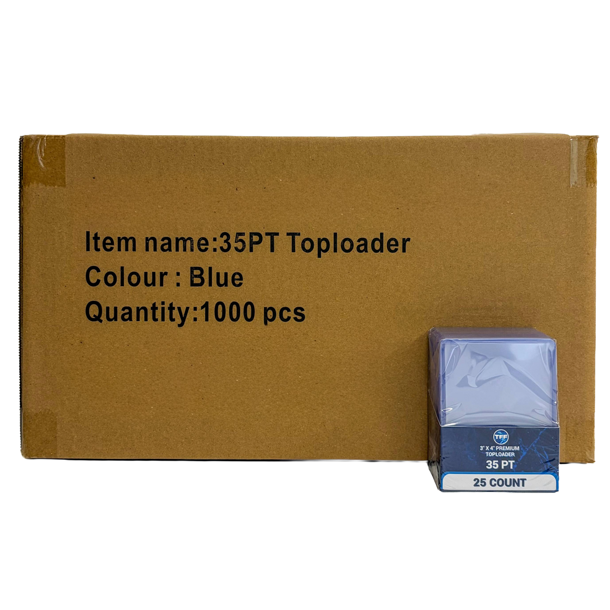 TFF BREAKS 3X4 35PT REGULAR SIZE TOPLOADERS SEALED CASE
