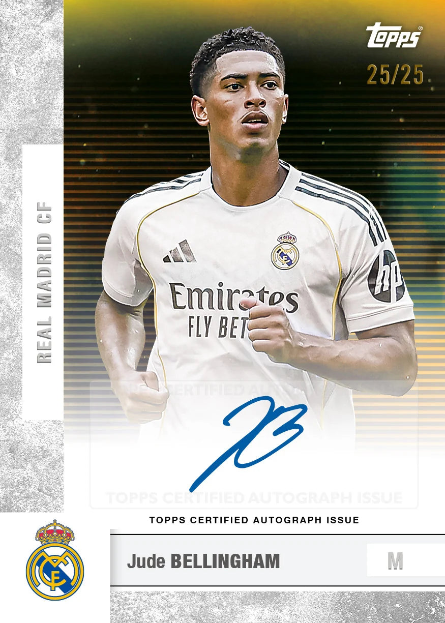 Topps Real Madrid 2025-26 Team Set (Sealed - Box Damaged)