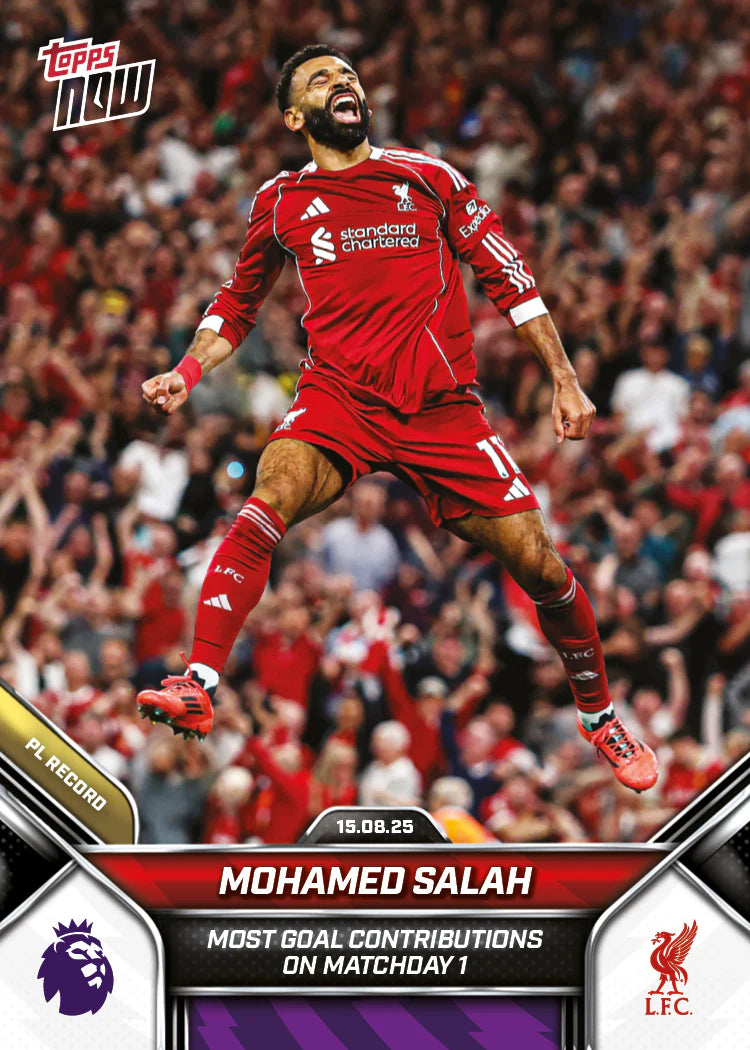 Mohamed Salah - 2025-26 Premier League Topps NOW® Card 5