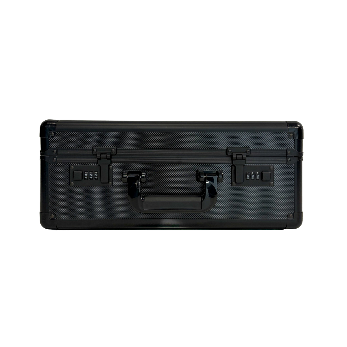 4 ROW ALUMINIUM TRADING CARD STORAGE CASE WITH NUMBER SAFETY LOCK