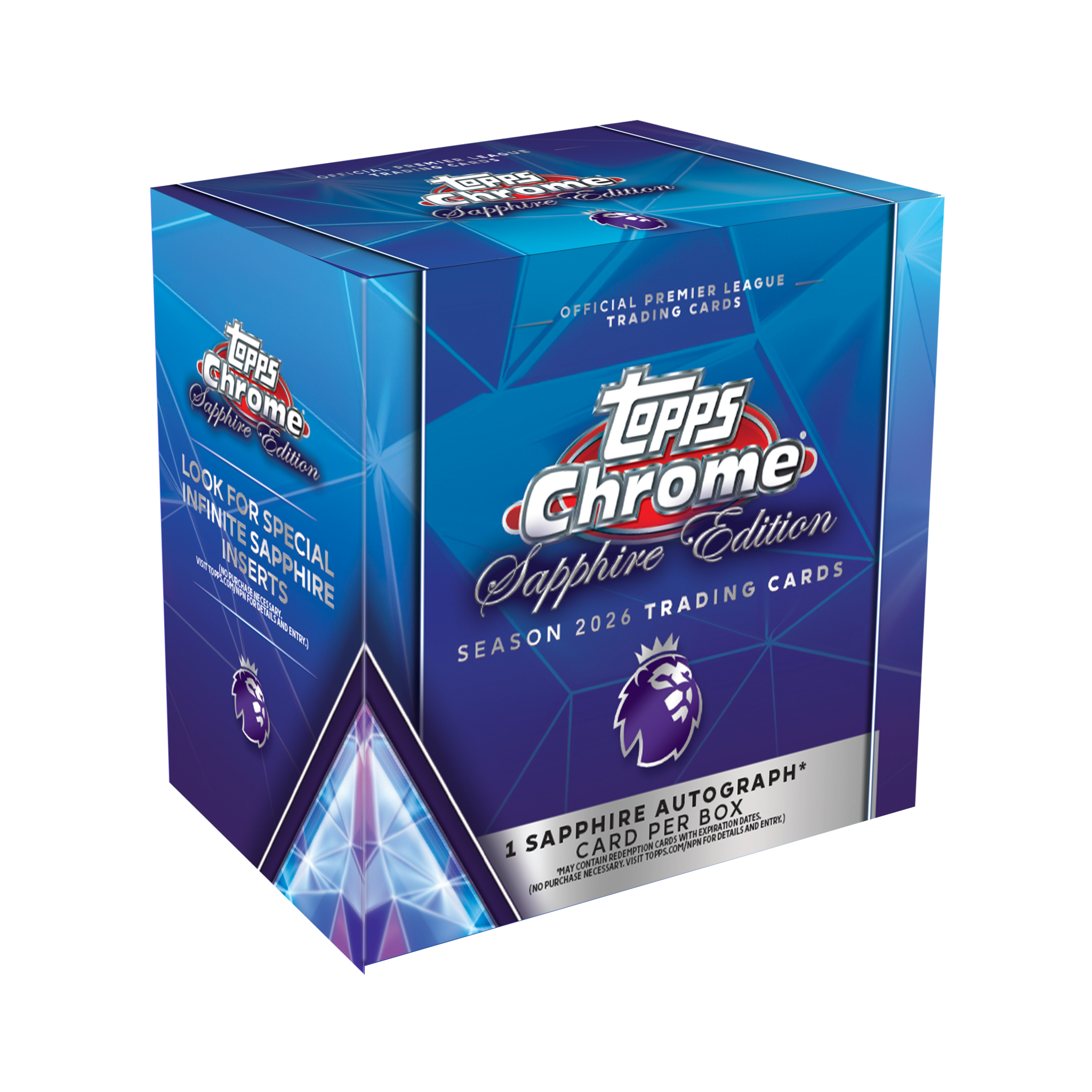 2026 Topps Chrome Premier League Sapphire Hobby 10-Box Case PYT/PYP #44