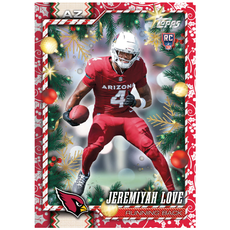 2026 Topps Holiday Football - Mega Box Sealed