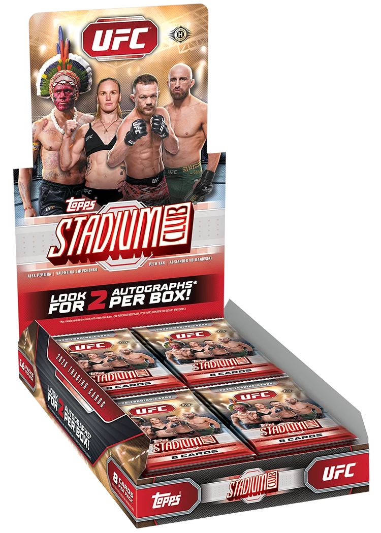 2026 Topps Stadium Club UFC - Hobby Box Sealed