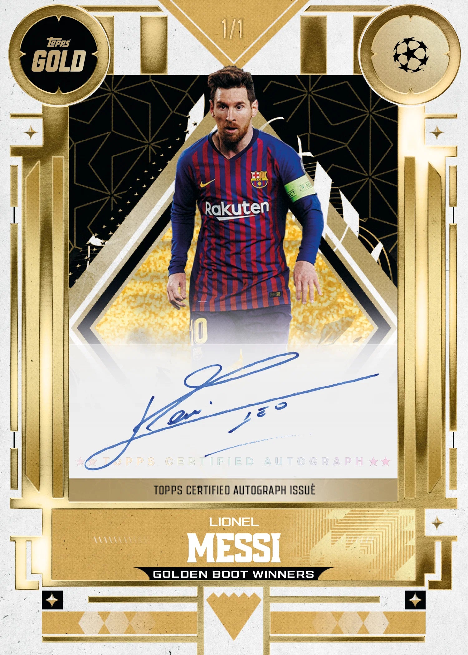 Topps® UCC Gold 2025/26 10 Box PYT/PYP #1