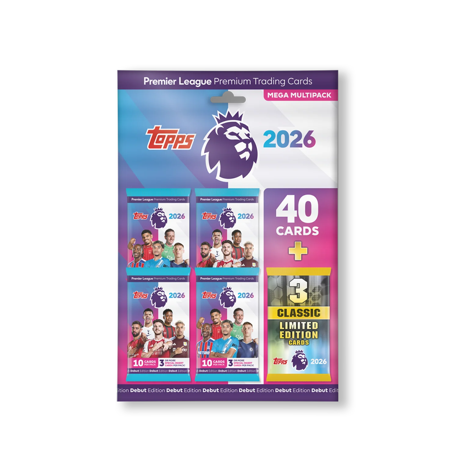 Topps Premier League 2026 - Debut Edition - Mega Multipack Sealed