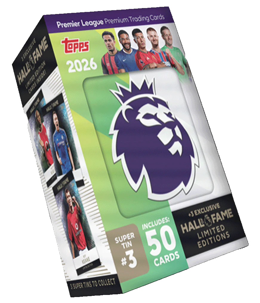 Topps Premier League 2026 - Debut Edition - Super Tin #3 Sealed
