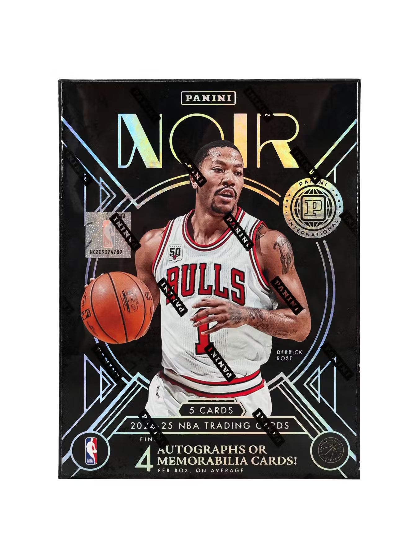 2024-25 Panini Noir Basketball International Hobby Box Random Team #1