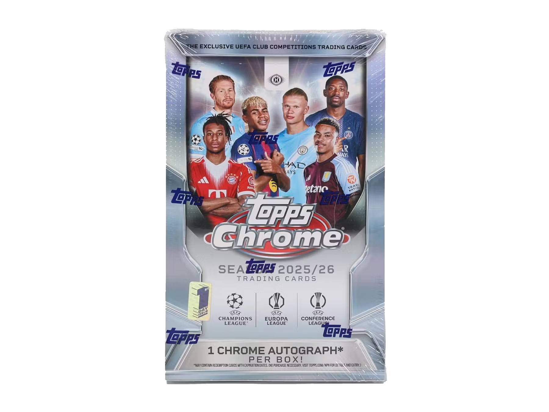 Topps Chrome® UEFA Club Competitions First Day Issue 3 Box PYT/PYP #5